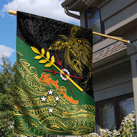 Chimpu Province Papua New Guinea Garden Flag Bird-of-paradise Art Tattoo and Melanesian Motifs - Polynesian Pride