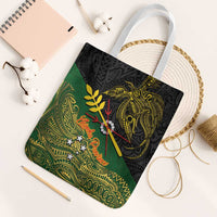 Chimpu Province Papua New Guinea Tote Bag Bird-of-paradise Art Tattoo and Melanesian Motifs - Polynesian Pride