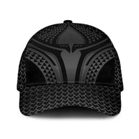 Hawaiian Kakau Art Tattoos Aquaman Style Classic Cap Special Edition LT03 Universal Fit Black - Polynesian Pride