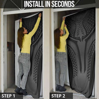 Hawaiian Kakau Art Tattoos Aquaman Style Door Cover Special Edition - Polynesian Pride