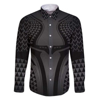 Hawaiian Kakau Art Tattoos Aquaman Style Family Matching Off Shoulder Maxi Dress and Hawaiian Shirt Special Edition - Polynesian Pride