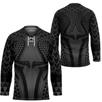 Hawaiian Kakau Art Tattoos Aquaman Style Hockey Jersey Special Edition LT03 - Polynesian Pride