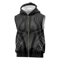 Hawaiian Kakau Art Tattoos Aquaman Style Sleeveless Zip Hoodie Special Edition - Polynesian Pride