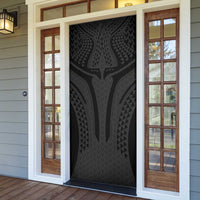 Hawaiian Kakau Art Tattoos Aquaman Style Door Cover Black Version - Polynesian Pride
