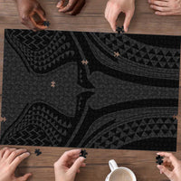 Hawaiian Kakau Art Tattoos Aquaman Style Puzzle Black Version - Polynesian Pride