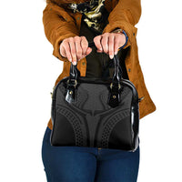 Hawaiian Kakau Art Tattoos Aquaman Style Shoulder Handbag Black Version LT03 One Size Black - Polynesian Pride