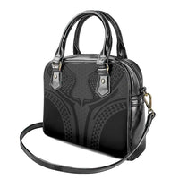 Hawaiian Kakau Art Tattoos Aquaman Style Shoulder Handbag Black Version LT03 - Polynesian Pride