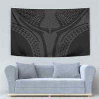 Hawaiian Kakau Art Tattoos Aquaman Style Tapestry Black Version - Polynesian Pride