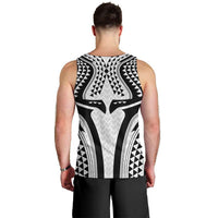 Hawaiian Kakau Art Tattoos Aquaman Style Men Tank Top White Version LT03 - Polynesian Pride