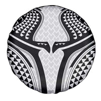 Hawaiian Kakau Art Tattoos Aquaman Style Spare Tire Cover White Version - Polynesian Pride