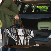 Hawaiian Kakau Art Tattoos Aquaman Style Travel Bag White Version - Polynesian Pride