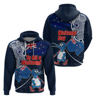 New Zealand Waitangi Hoodie Te Ra O Waitangi Maori Kiwis Bird LT03 - Polynesian Pride