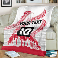 Cook Islands Marathon 2025-Pursuit in Paradise Blanket Red Color LT03 - Polynesian Pride