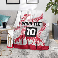 Cook Islands Marathon 2025-Pursuit in Paradise Blanket Red Color LT03 - Polynesian Pride