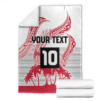 Cook Islands Marathon 2025-Pursuit in Paradise Blanket Red Color LT03 - Polynesian Pride