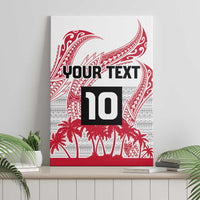 Cook Islands Marathon 2025-Pursuit in Paradise Canvas Wall Art Red Color LT03 - Polynesian Pride