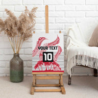 Cook Islands Marathon 2025-Pursuit in Paradise Canvas Wall Art Red Color LT03 - Polynesian Pride