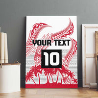 Cook Islands Marathon 2025-Pursuit in Paradise Canvas Wall Art Red Color LT03 - Polynesian Pride