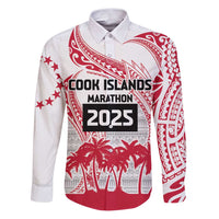 Cook Islands Marathon 2025-Pursuit in Paradise Family Matching Puletasi and Hawaiian Shirt Red Color