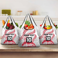 Cook Islands Marathon 2025-Pursuit in Paradise Grocery Bag Red Color LT03 3-pack One Size Red - Polynesian Pride