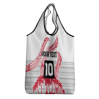 Cook Islands Marathon 2025-Pursuit in Paradise Grocery Bag Red Color LT03 - Polynesian Pride
