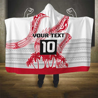 Cook Islands Marathon 2025-Pursuit in Paradise Hooded Blanket Red Color LT03 - Polynesian Pride