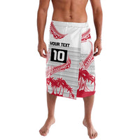 Cook Islands Marathon 2025-Pursuit in Paradise Lavalava Red Color LT03 Red - Polynesian Pride