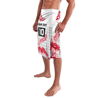 Cook Islands Marathon 2025-Pursuit in Paradise Lavalava Red Color LT03 - Polynesian Pride