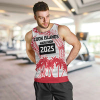 Cook Islands Marathon 2025-Pursuit in Paradise Men Tank Top Red Color LT03 Red - Polynesian Pride