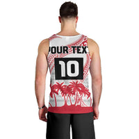 Cook Islands Marathon 2025-Pursuit in Paradise Men Tank Top Red Color LT03 - Polynesian Pride