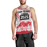 Cook Islands Marathon 2025-Pursuit in Paradise Men Tank Top Red Color LT03 - Polynesian Pride