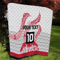 Cook Islands Marathon 2025-Pursuit in Paradise Quilt Red Color