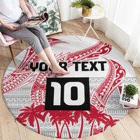 Cook Islands Marathon 2025-Pursuit in Paradise Round Carpet Red Color