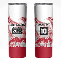 Cook Islands Marathon 2025-Pursuit in Paradise Skinny Tumbler Red Color