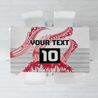 Cook Islands Marathon 2025-Pursuit in Paradise Tablecloth Red Color LT03 Red - Polynesian Pride