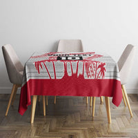 Cook Islands Marathon 2025-Pursuit in Paradise Tablecloth Red Color LT03 - Polynesian Pride