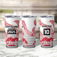 Cook Islands Marathon 2025-Pursuit in Paradise Tumbler Cup Red Color LT03 - Polynesian Pride