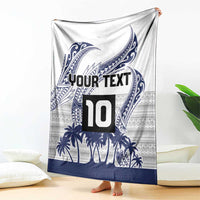 Cook Islands Marathon 2025-Pursuit in Paradise Blanket Blue Color LT03 - Polynesian Pride