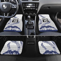 Cook Islands Marathon 2025-Pursuit in Paradise Car Mats Blue Color LT03 Set 4pcs Blue - Polynesian Pride
