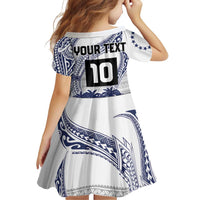 Cook Islands Marathon 2025-Pursuit in Paradise Family Matching Puletasi and Hawaiian Shirt Blue Color