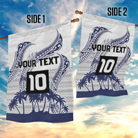 Cook Islands Marathon 2025-Pursuit in Paradise Garden Flag Blue Color LT03 - Polynesian Pride