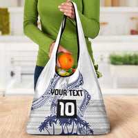 Cook Islands Marathon 2025-Pursuit in Paradise Grocery Bag Blue Color LT03 - Polynesian Pride