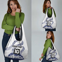Cook Islands Marathon 2025-Pursuit in Paradise Grocery Bag Blue Color LT03 - Polynesian Pride
