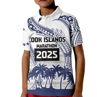 Cook Islands Marathon 2025-Pursuit in Paradise Kid Polo Shirt Blue Color