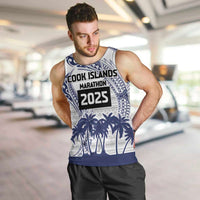 Cook Islands Marathon 2025-Pursuit in Paradise Men Tank Top Blue Color LT03 Blue - Polynesian Pride