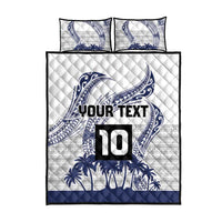 Cook Islands Marathon 2025-Pursuit in Paradise Quilt Bed Set Blue Color LT03 - Polynesian Pride