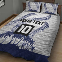 Cook Islands Marathon 2025-Pursuit in Paradise Quilt Bed Set Blue Color LT03 - Polynesian Pride
