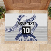 Cook Islands Marathon 2025-Pursuit in Paradise Rubber Doormat Blue Color LT03 Blue - Polynesian Pride