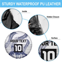 Cook Islands Marathon 2025-Pursuit in Paradise Spare Tire Cover Blue Color LT03 - Polynesian Pride