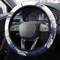 Cook Islands Marathon 2025-Pursuit in Paradise Steering Wheel Cover Blue Color LT03 - Polynesian Pride